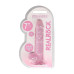 Realistické dildo so semenníkmi 7"" / 18 cm - ružové
