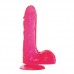 JELLY DILDO REAL RAPTURE PINK 8""